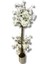 Beyaz Bahar Dalı 100 cm 12X12 Metal Saksı 2