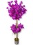 Mor Bahar Dalı 100 cm 12X12 Metal Saksı 1