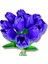 Yapay 10'lu Islak Lale Buketi 33 cm Mor 4
