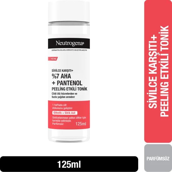 Neutrogena Sivilce Karşıtı Plus Peeling Etkili Tonik