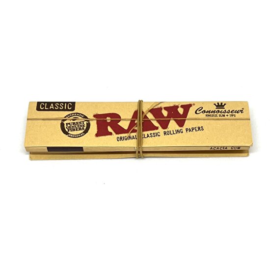Raw 5 Adet Raw King Size Slim Orijinal Zıvanalı Sigara Kağıdı