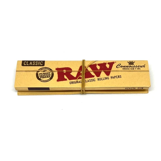 Raw 5 Adet Raw King Size Slim Orijinal Zıvanalı Sigara Kağıdı