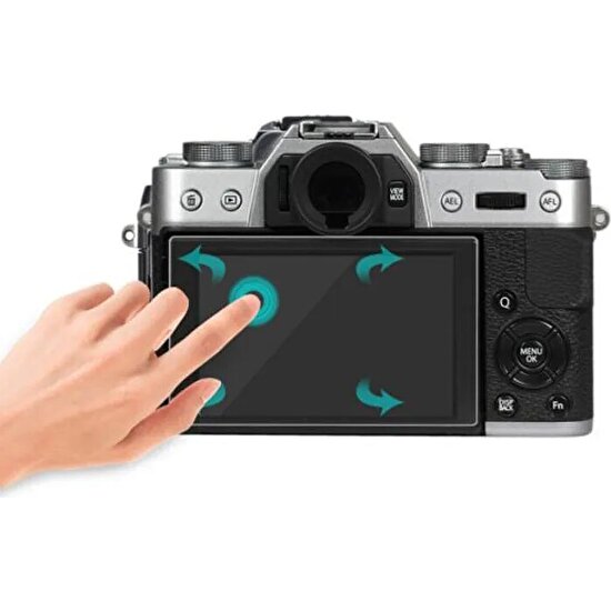 Mettzchrom Fujifilm X70 Xt3 Uyumlu LCD Ekran Koruyucu Kırılmaz Cam