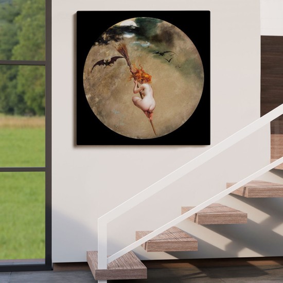 Mural En Céramique Luis Ricardo Falero - Mythologie - 32x48 Pouces - 24 Carreaux 8x8