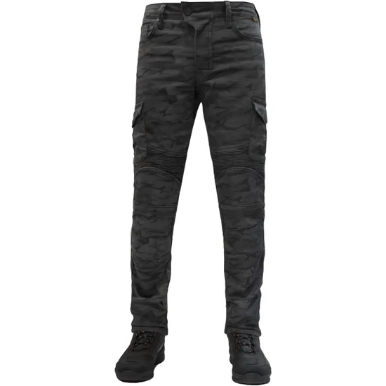 The Biker Jeans Adventure Flexi Camo Korumalı Motosiklet Kot Pantolonu