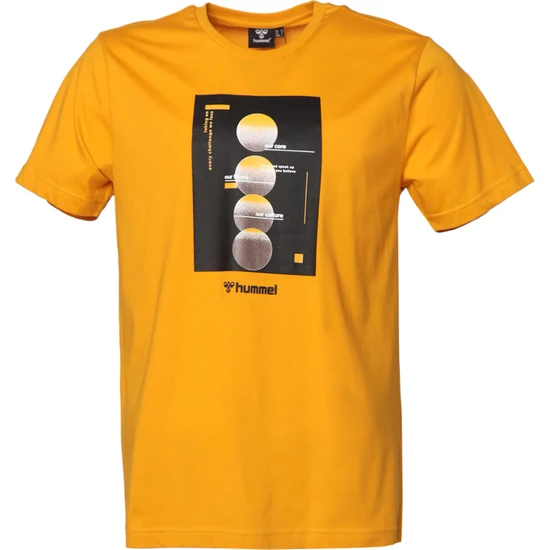 Hummel Hmlslas Tshirt Erkek Günlük Tişört 911753-5134 Sarı