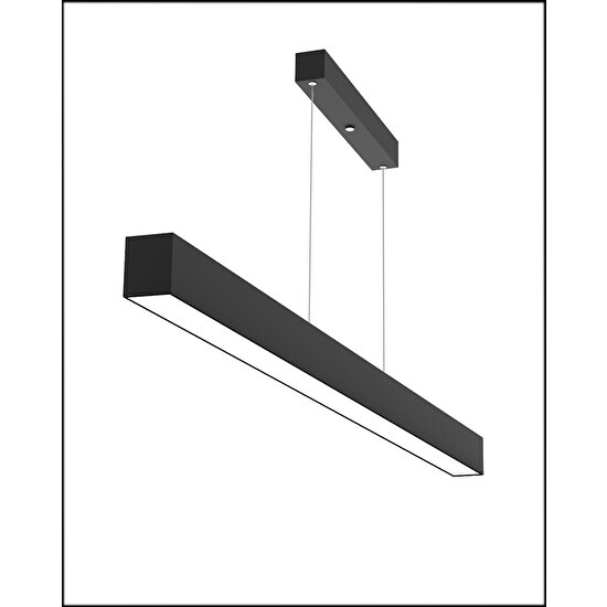 Lineer 100 cm - Ledli Modern Sarkıt Linear LED Avize Salon Mutfak Oturma Odası Yatak Odası Antre Hol Ofis LED