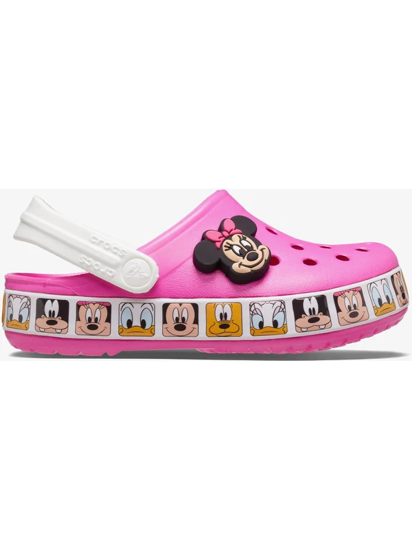 Crocs Minnie Mouse Band Clog Pembe Kız Çocuk  Terlik 207720-6QQ
