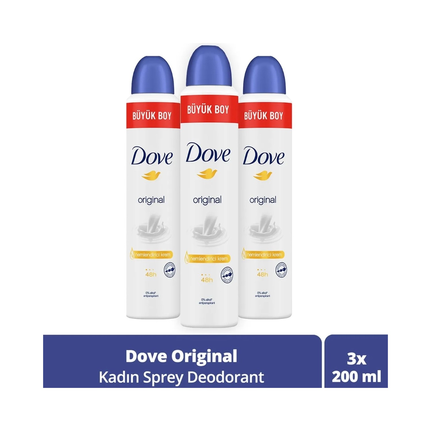 Dove Kadın Sprey Deodorant Original 1/4 Nemlendirici Krem Fiyatı