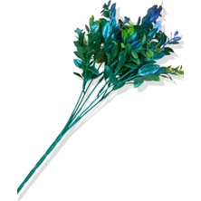 Yapay Mor Ruscus Bitkisi 40 cm 5 Dal