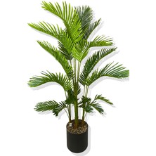 Yapay Areka 190 cm Yapay Ağaç 4 Gövde 24 Dal 30X30 Siyah Saksı