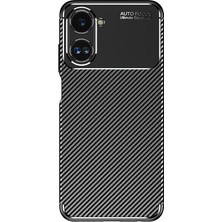 Case Street Realme 10 4g Kılıf Negro Karbon Dizayn Silikon Siyah