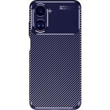 Case Street Realme 10 4g Kılıf Negro Karbon Dizayn Silikon Lacivert