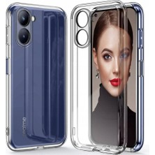 Dlrcase Realme 10 4g Kılıf Süper Silikon Yumuşak Arka Koruma Şeffaf