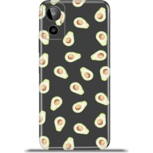 Cupcase General Mobile Gm 23 Se Kılıf Esnek Silikon Kamera Koruma 4K Desenli Özel Tasarım - Avocados