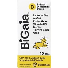 Eczacıbaşı Bigaia D Vitaminli Damla Probiyotik 10 Ml