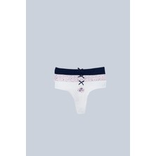 Pierre Cardin 3'lü Ekonomik Paket Betty 2702 Pamuklu Basic String Külot