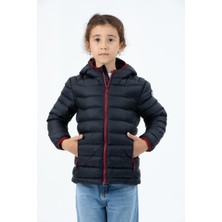 G-FOX Kısa Sabit Kapşonlu Dolgulu Kız Çocuk Şişme Mont 7093K