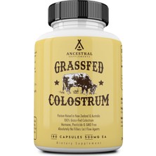 Ancestral Supplements New Zealand & Australia Grassfed Beef Colostrum 180 Kapsül Hormone Pecticide & Gmo Free