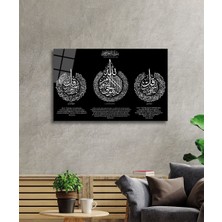 Bay Çağrı Ayetel Kürsi,felak ve Nas Suresi Cam Tablo