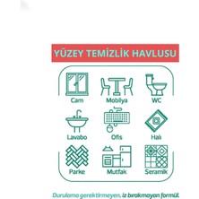 Woops Yüzey Temizlik Havlusu Easy Clean Beyaz Sabun- Sirke (100 Yaprak)