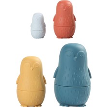 Ethel Yerleştirme Bebekleri Oyuncak Rus Matryoshka Doll Çocuklar Için Bina Okul Öncesi Mavi (Yurt Dışından)