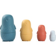Ethel Yerleştirme Bebekleri Oyuncak Rus Matryoshka Doll Çocuklar Için Bina Okul Öncesi Mavi (Yurt Dışından)
