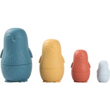 Ethel Yerleştirme Bebekleri Oyuncak Rus Matryoshka Doll Çocuklar Için Bina Okul Öncesi Mavi (Yurt Dışından)