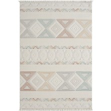 Halımax Redi Multi Hav Toz Vermez Etnik Modern Desenlere Sahip Yumuşak Tuşeli Dokuma Salon Makine Halısı