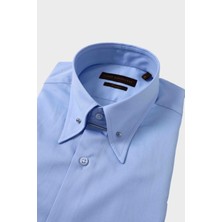 Kadir Büyükkaya Modern Tasarımlı Slim Fit Büyük İğneli Yaka Erkek Gömlek - KAW4406S