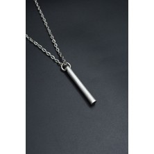 Had Safha Accessories Silindir Çubuk Düz Zincir Kolye