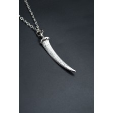 Had Safha Accessories Fil Dişi Düz Zincir Kolye