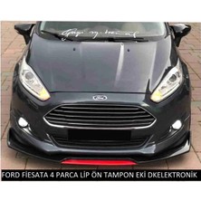 Dk Dkelektronik Fiesta Lip 4 Parça Kırmızı / Tampon Eki