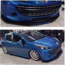 Dk Dkelektronik Peugeot 207 Lip 4 Parça Kırmızı / Tampon Eki