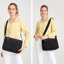 Smart Bags Postacı Kadın Çantası Krinkıl Kumaş 3164