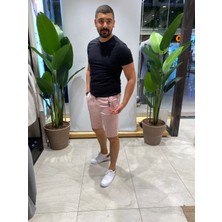 Back Eliesar Elite Pembe Renk Unisex Şort