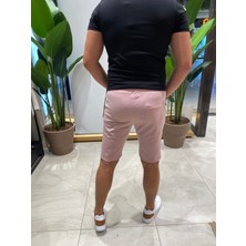 Back Eliesar Elite Pembe Renk Unisex Şort