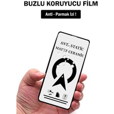 Kzy Apple iPhone 15 Promax Tam Kaplayan Anti Statik Kırılmayan Mat Seramik Nano Esnek Ekran Koruyucu Cam