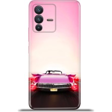 Cupcase Vivo V23 5g Kılıf Esnek Silikon Kamera Koruma 4K Desenli Özel Tasarım - Yalniz Yol