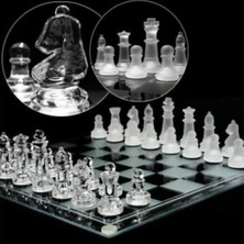 Sera Cam Satranç Takımı 30 x 30 cm Glass Chess