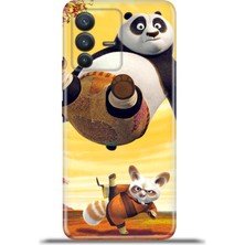 Cupcase Vivo V23 5g Kılıf Esnek Silikon Kamera Koruma 4K Desenli Özel Tasarım - Kung Fu Panda