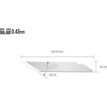 Olfa Kb Maket Bıçağı Yedeği 25'li