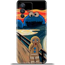 Cupcase Vivo V23 5g Kılıf Esnek Silikon Kamera Koruma 4K Desenli Özel Tasarım - Gogh Comic
