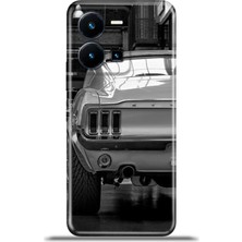Cupcase Vivo Y35 Kılıf Esnek Silikon Kamera Koruma 4K Desenli Özel Tasarım - American Muscle