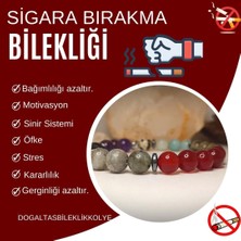 Doğal Taş Bileklik Kolye Doğal Taş-Sigara Bırakma Bilekliği Erkek Model