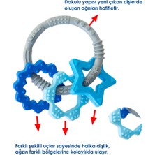 Babyjem Silikon Halka Dişlik Mavi