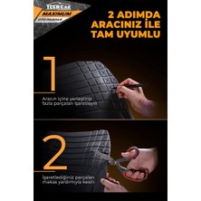 Durmaz Tuning Tüm Araçlar ile Uyumlu 4d Havuzlu Premium Universal Oto Paspas Maximum Siyah