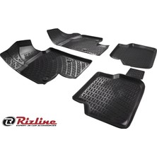 Rizline Renault Captur 2013 2019 3D Havuzlu Paspas Siyah