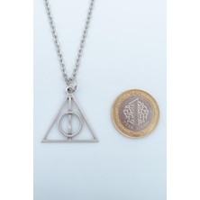 Had Safha Accessories 2'li Harry Potter Ölüm Yadigarları Üçgen - The Flash Kolye Seti