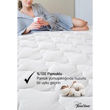 Vionel Home Pamuklu Kapitone, Fitted Full Kenar, Sıvı Geçirmez, Kreş Anaokulu Alezi ve Bebek Yatak Koruyucu Çarşaf Alez 70 x 140